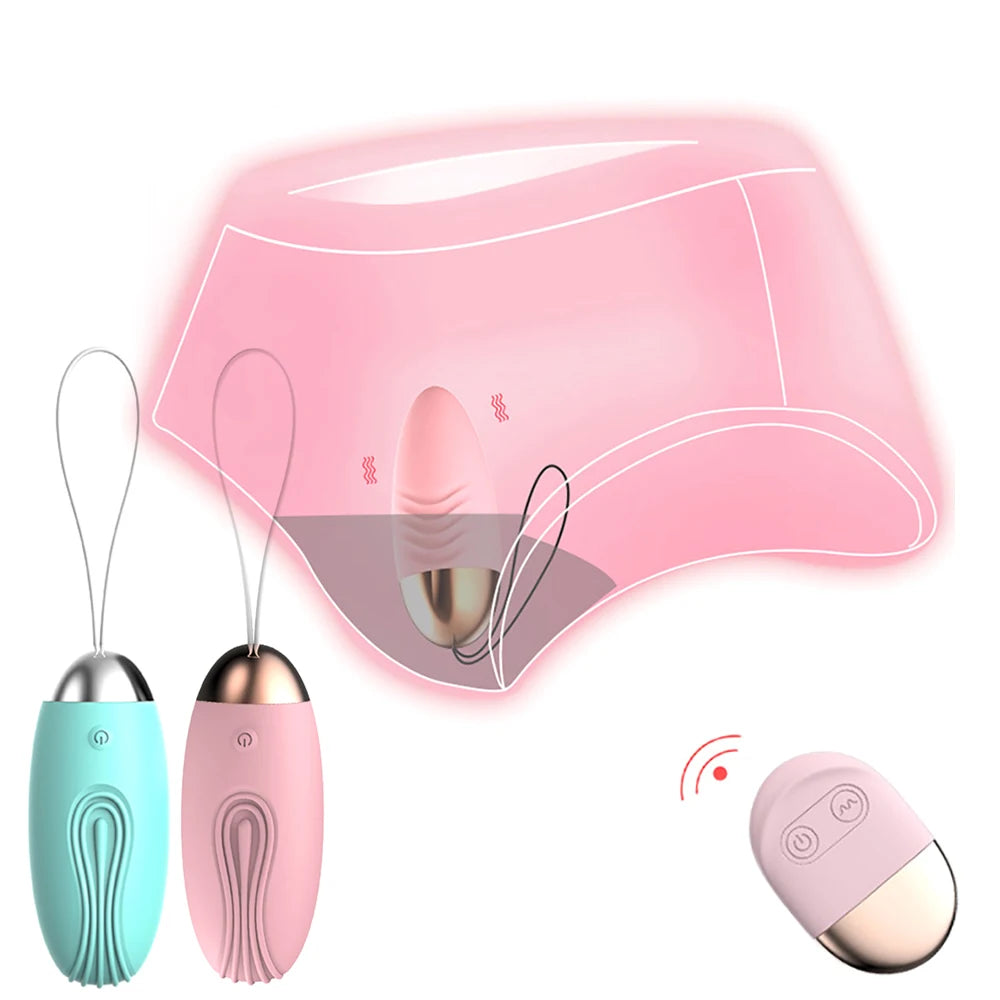 Œuf Vibrant Télécommandé – Stimulation Clitoris & G‑Spot