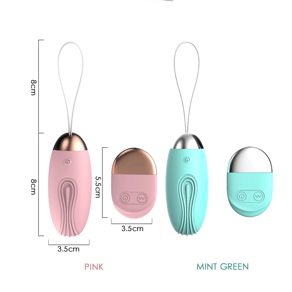 Œuf Vibrant Télécommandé – Stimulation Clitoris & G‑Spot