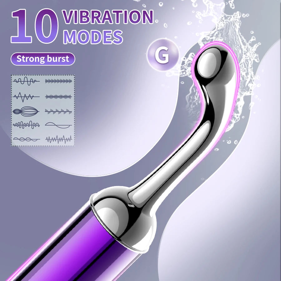 Stimulateur Clitoris & G‑Spot – Vibromasseur Haute Fréquenc