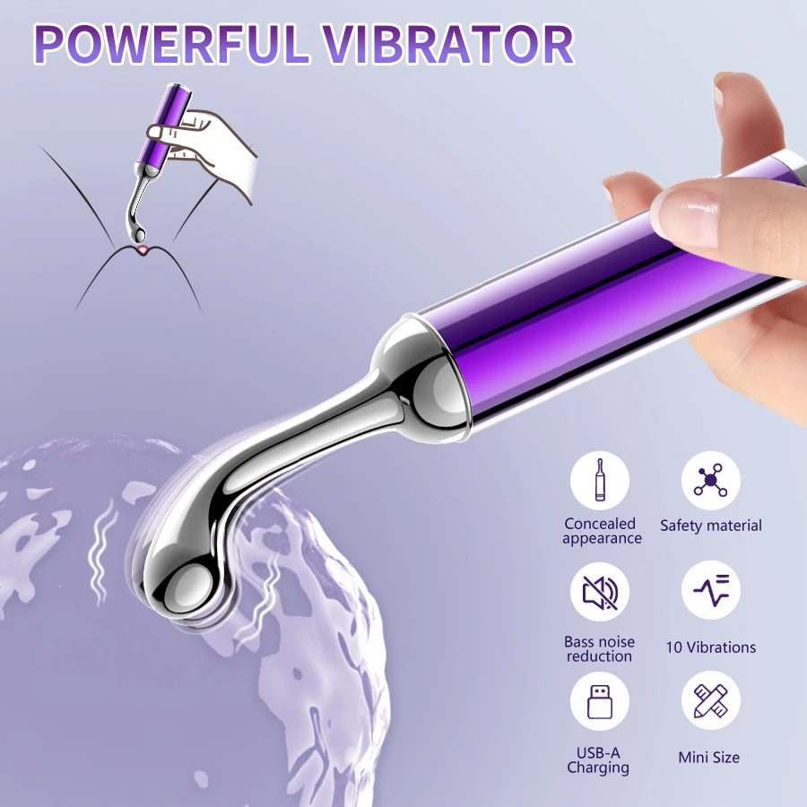 Stimulateur Clitoris & G‑Spot – Vibromasseur Haute Fréquenc