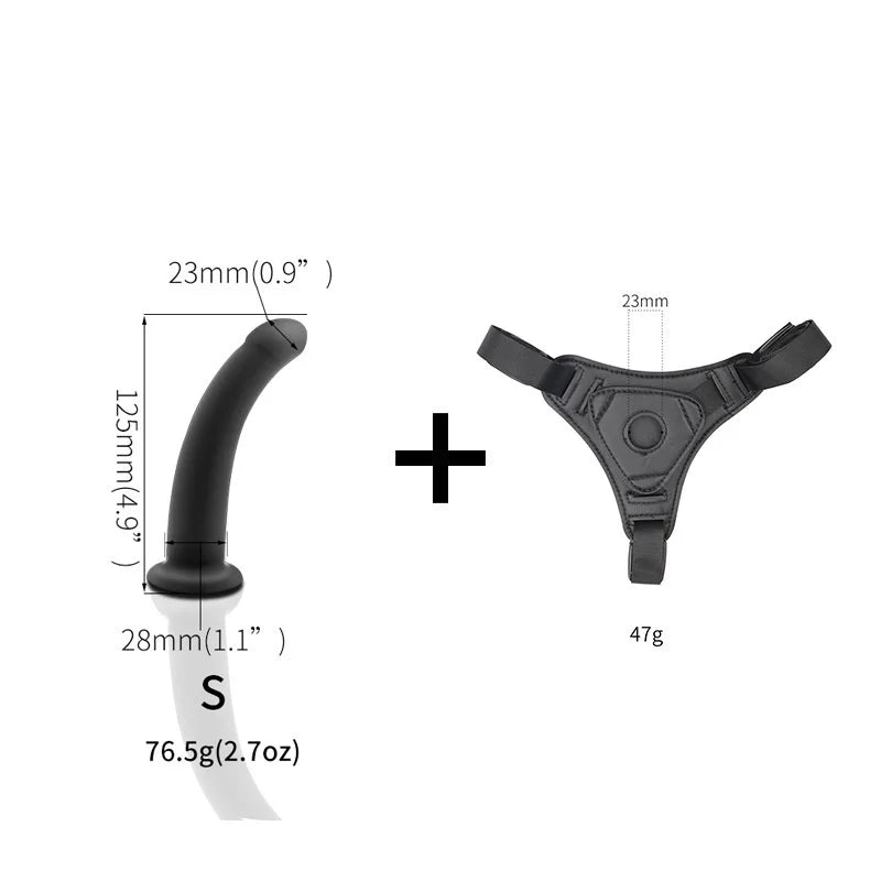Godemichet Réaliste Strap-On – Plaisir Partagé & Discret