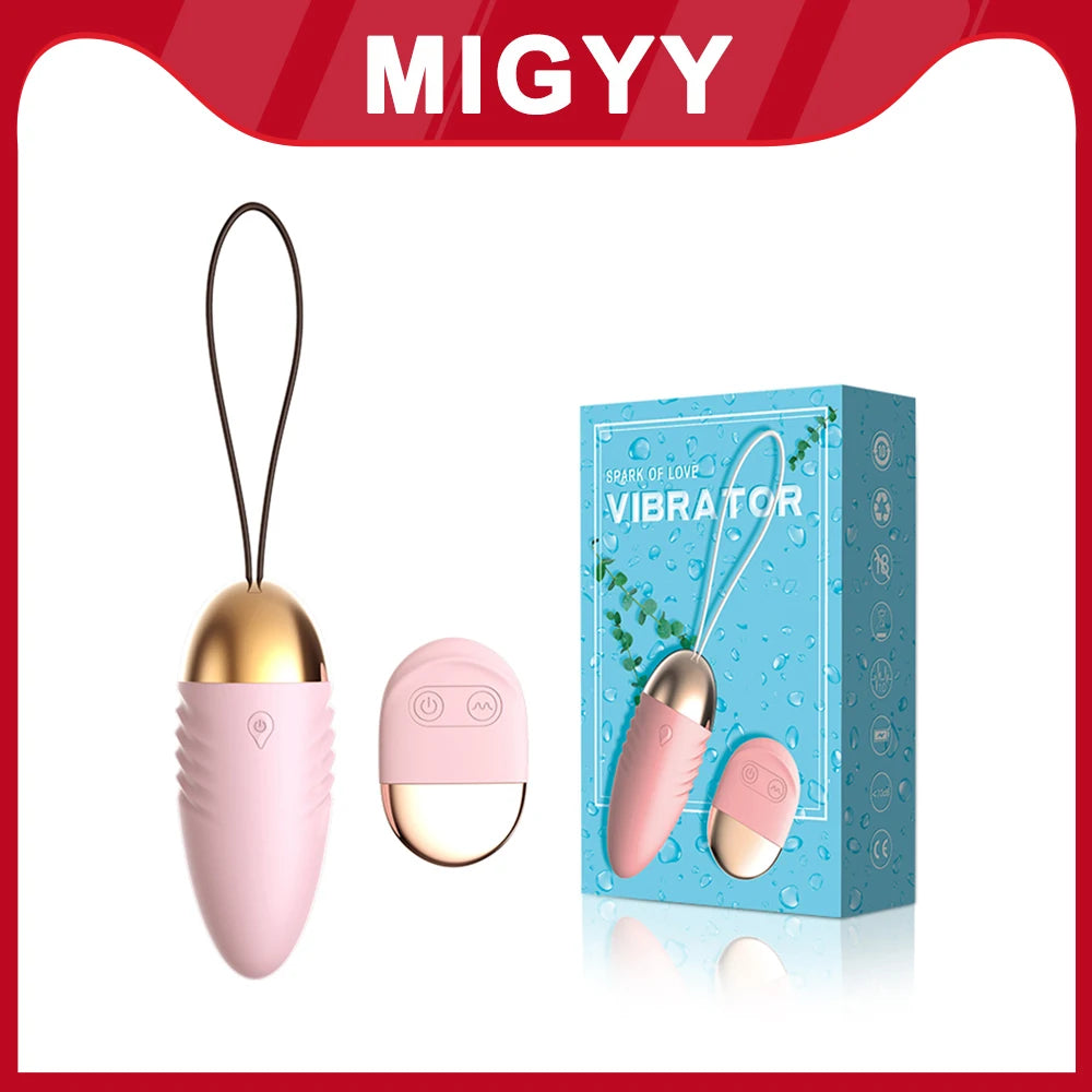 Œuf Vibrant Télécommandé – Stimulation Clitoris & G‑Spot