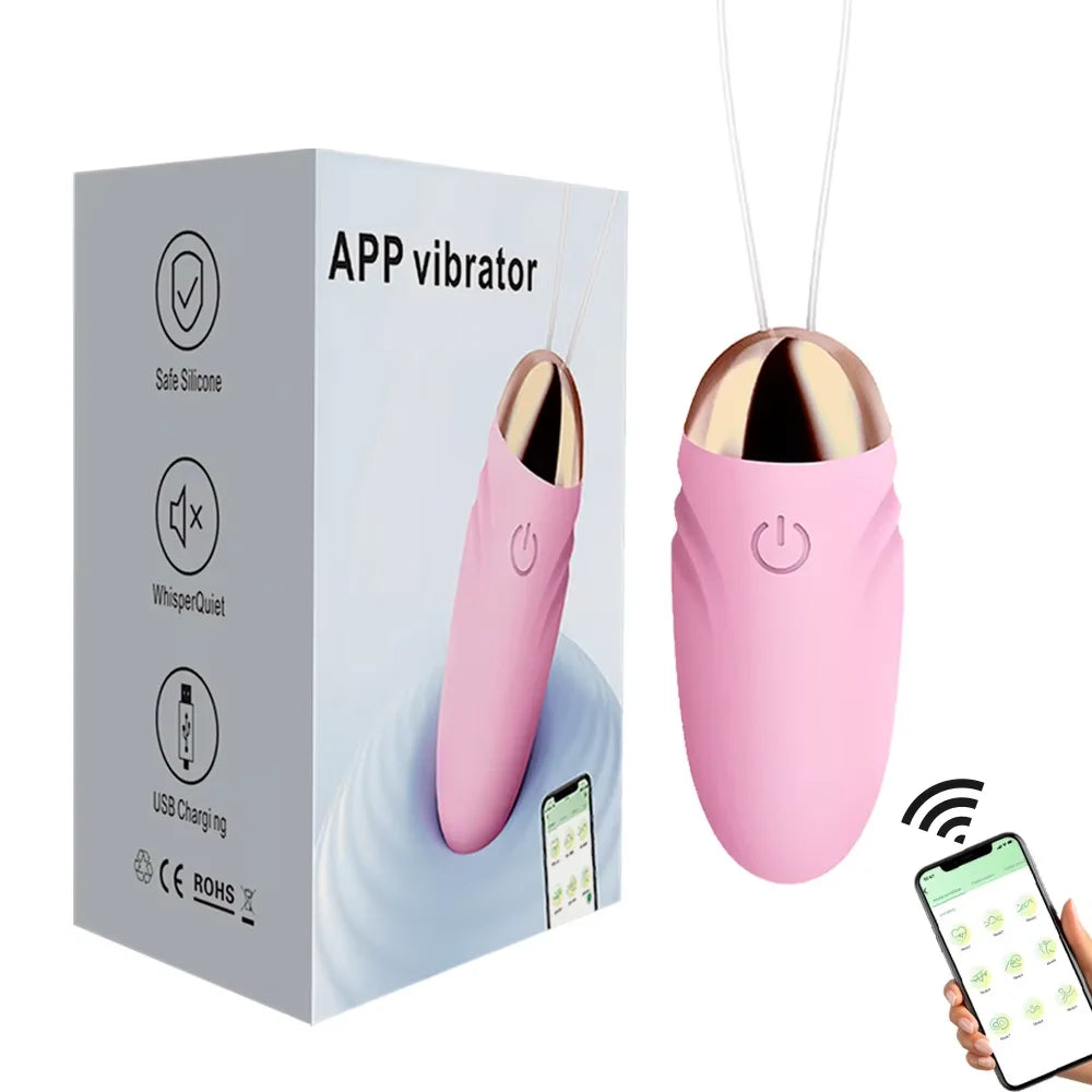 Œuf Vibrant Télécommandé – Stimulation Clitoris & G‑Spot