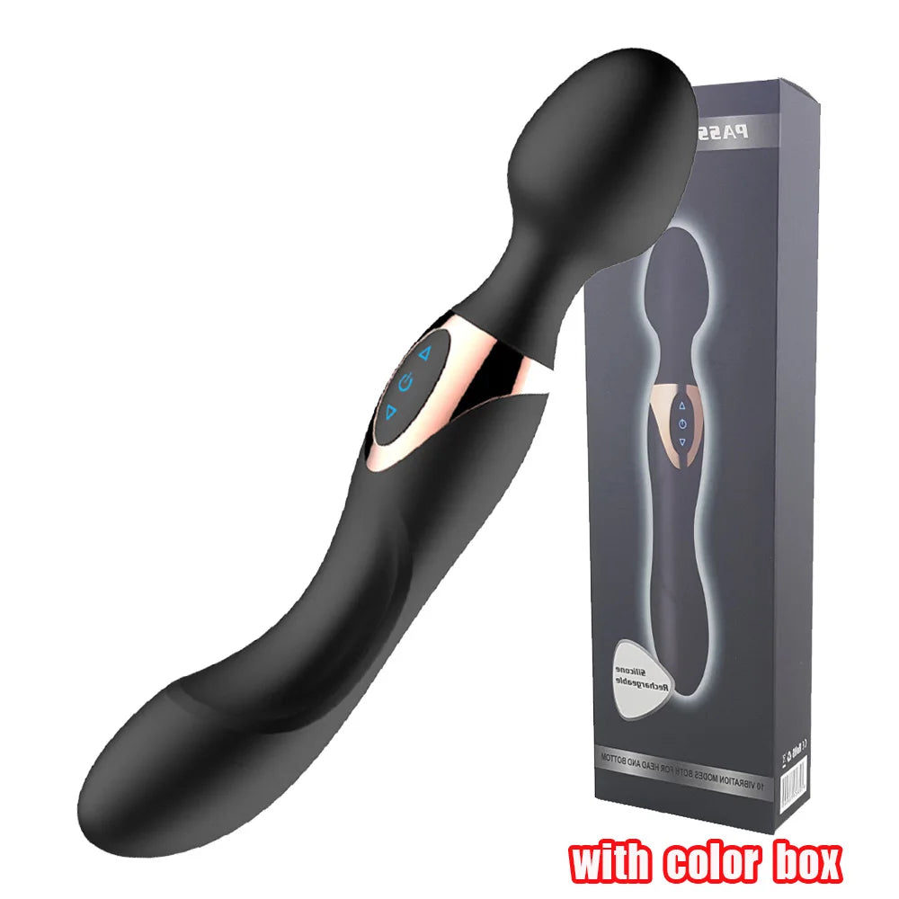 Magic Wand Double Tête – Vibromasseur 10 Vitesses