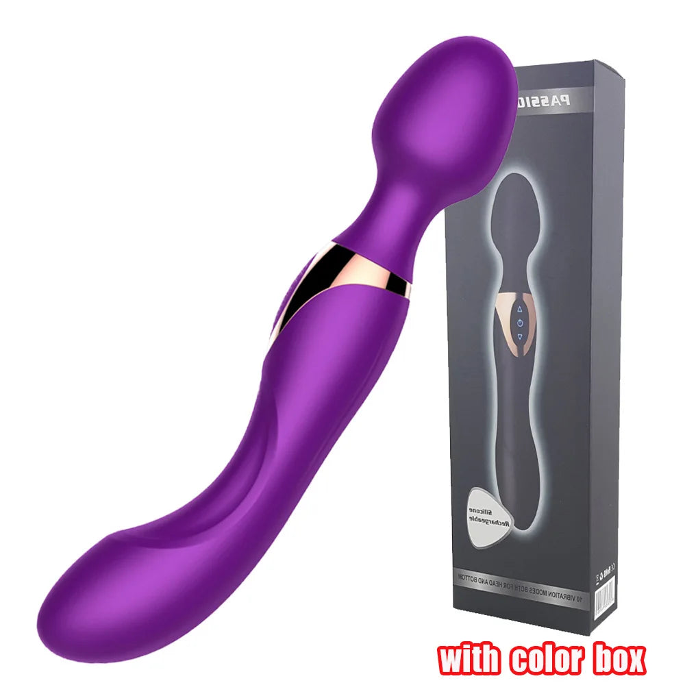 Magic Wand Double Tête – Vibromasseur 10 Vitesses