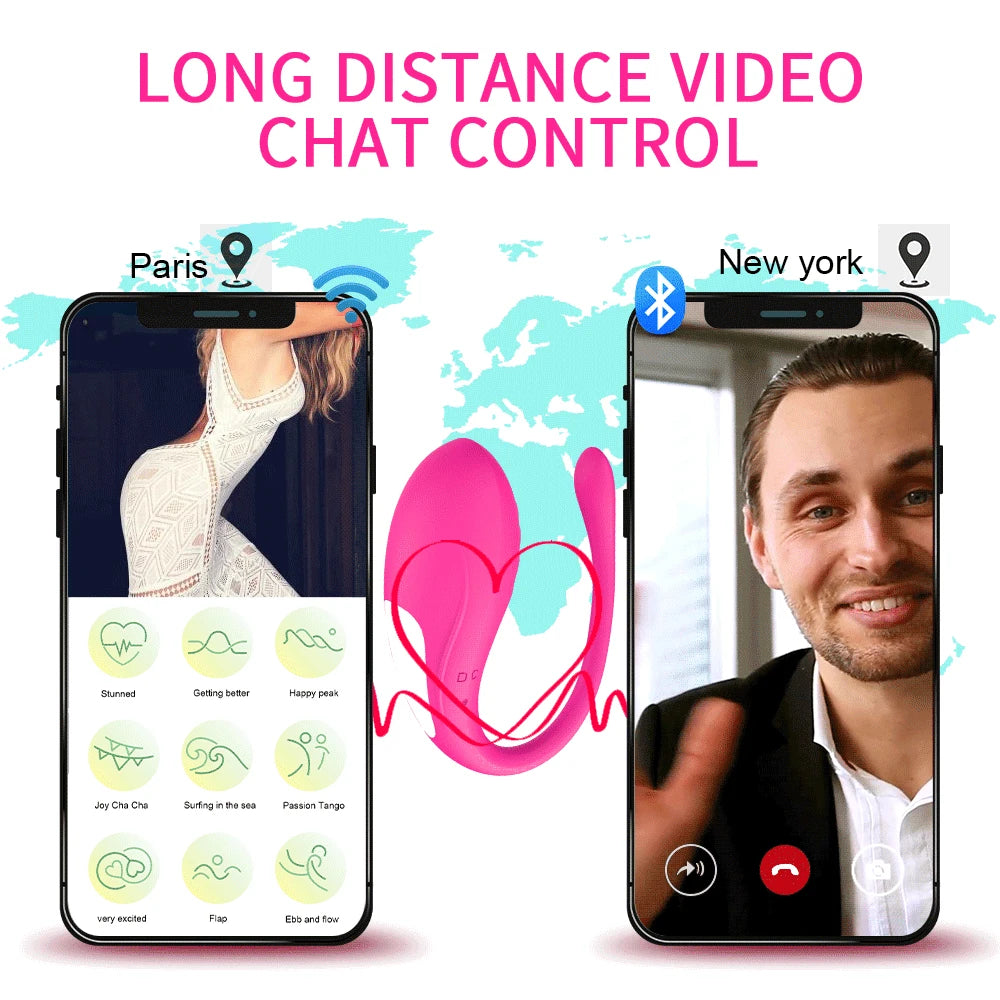 Œuf Vibrant Connecté – Plaisir Discret à Distance