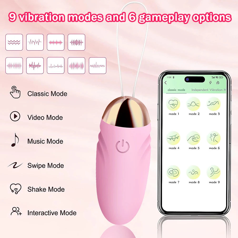 Vibromasseur Connecté – Contrôle via App & Bluetooth