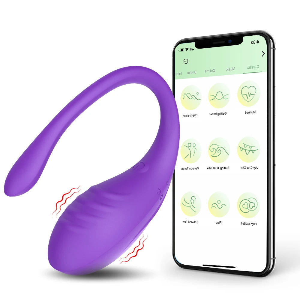 Œuf Vibrant Connecté – Plaisir Discret à Distance