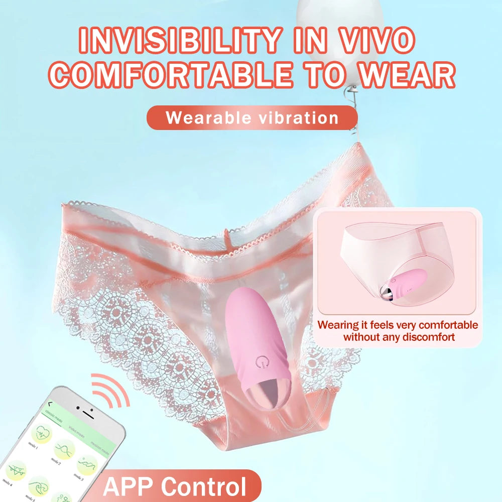 Vibromasseur Connecté – Contrôle via App & Bluetooth