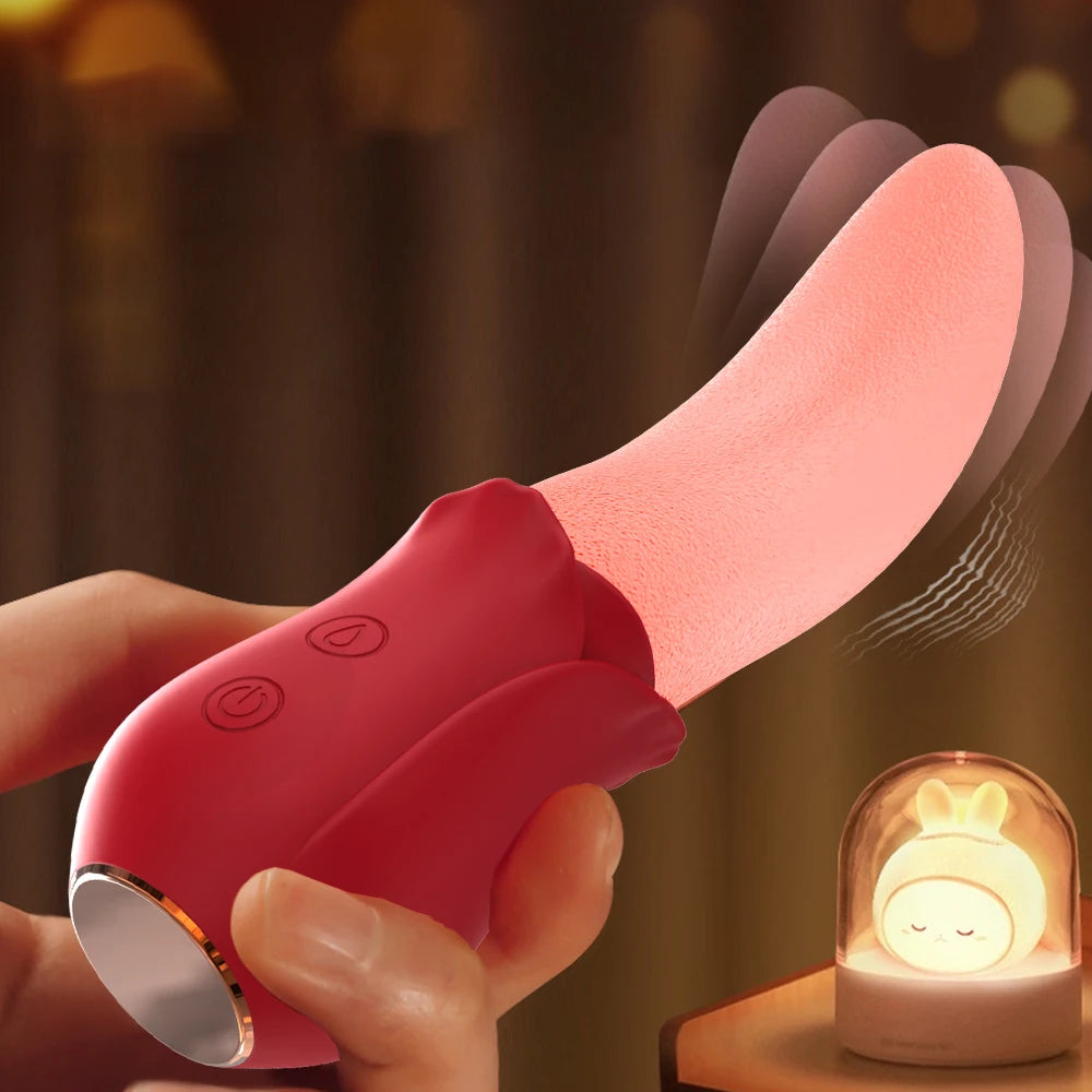 Vibromasseur Langue Léchante – Stimulation Ultra Réaliste