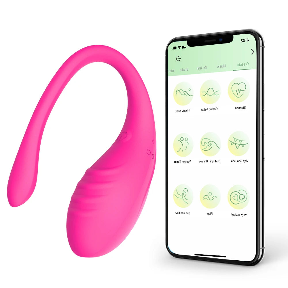 Œuf Vibrant Connecté – Plaisir Discret à Distance
