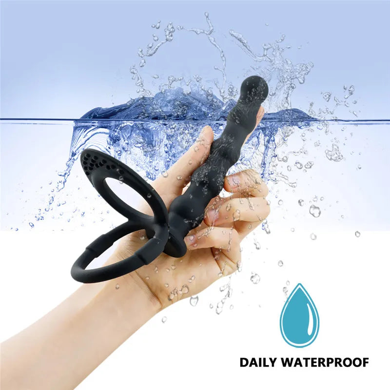 Vibromasseur Double Pénétration – G‑Spot & Anal Beads
