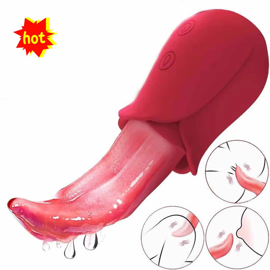 Vibromasseur Langue Léchante – Stimulation Ultra Réaliste