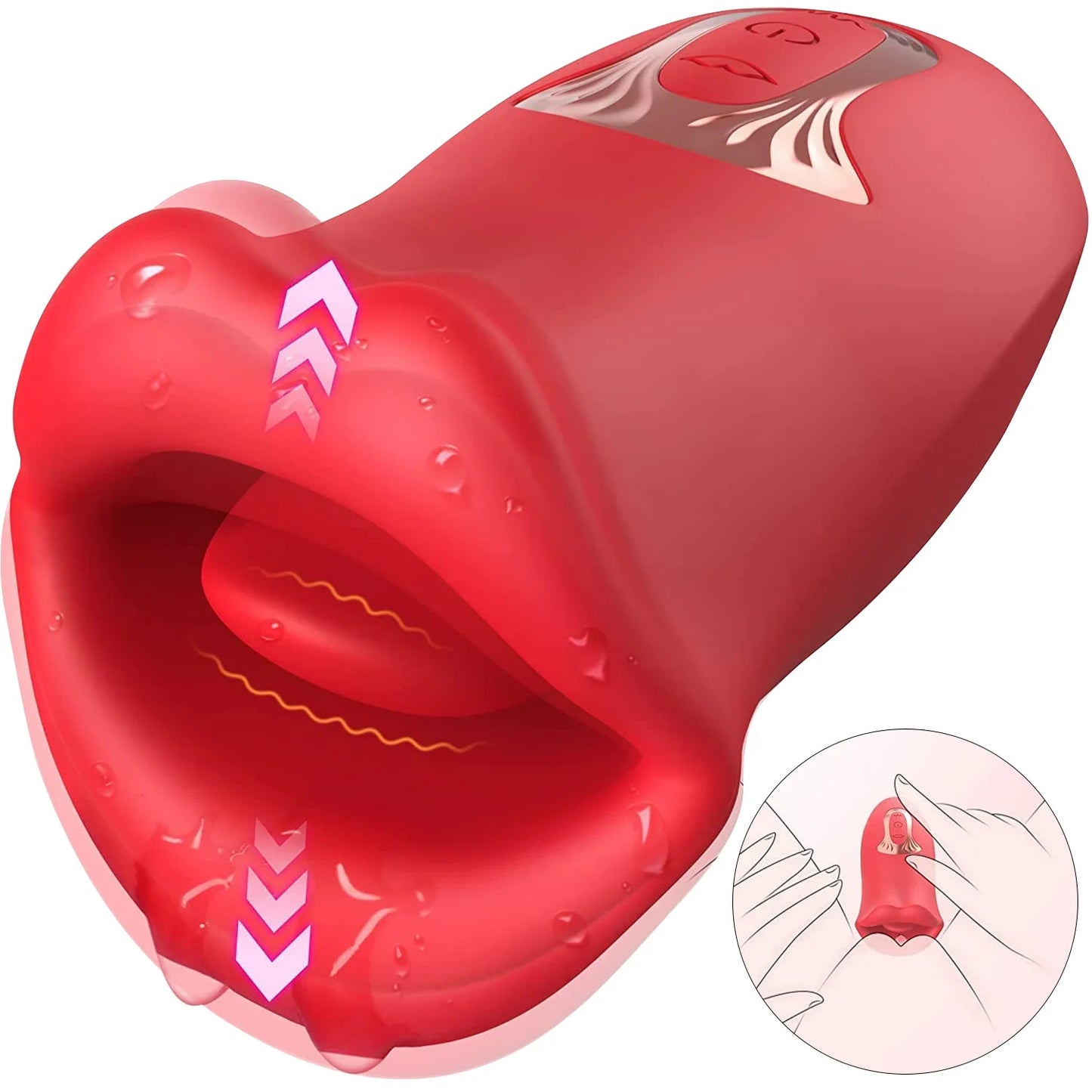 Vibromasseur Lèche-Langue – Stimulation Clitoris & Zones Érogènes