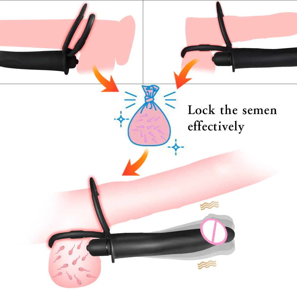 Vibromasseur Double Pénétration – G‑Spot & Anal Beads